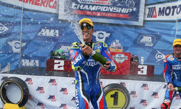 Yoshimura Suzuki & Elias Win At Pittsburgh