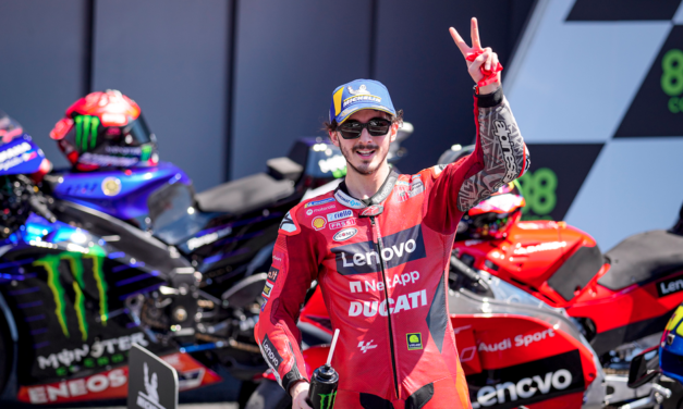 Fantastic podium for Pecco Bagnaia