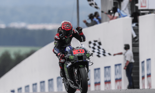 QUARTARARO TAKES THIRD IN TRICKY SACHSENRING RACE