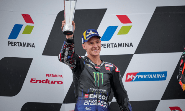 QUARTARARO IMPRESSES WITH SECOND PLACE