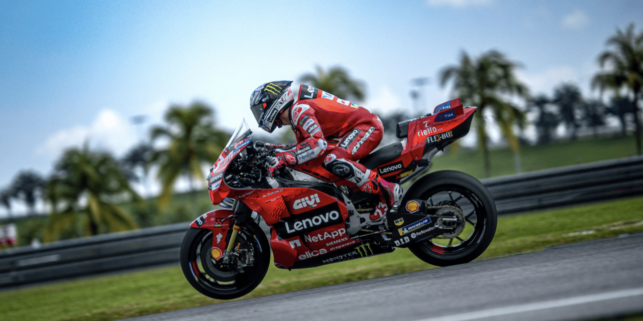 Bagnaia tops first 2024 pre-season test at Sepang