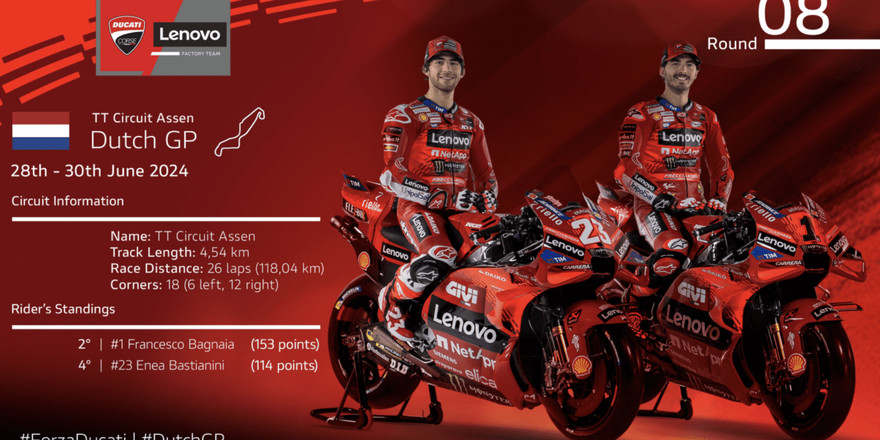 Ducati Lenovo Team Returns to the Cathedral of Speed