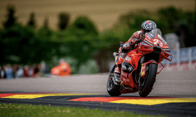 Francesco Bagnaia wins the Sachsenring race